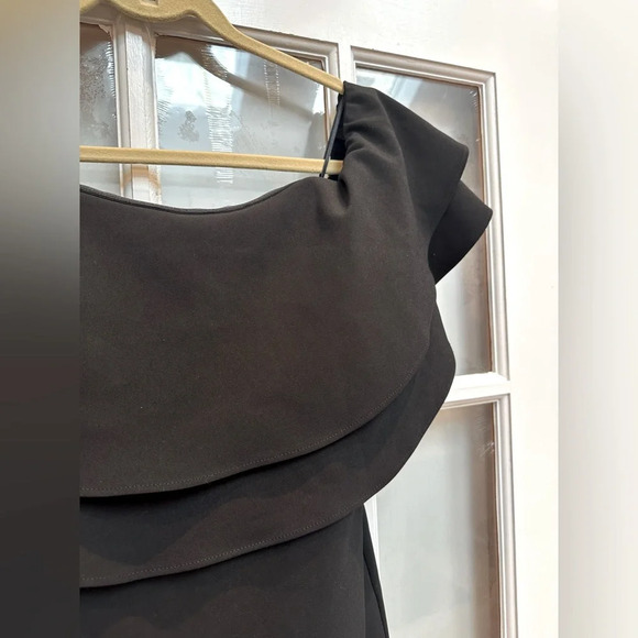 Parker Black Label Bloomingdale’s Off The Shoulder Formal Cocktail Dress Size 2 - Picture 4 of 13